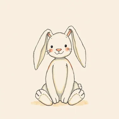 Bashful Walnut Bunny Rabbit (Medium)