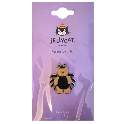 Bartholomew Bear Spider Pin Badge