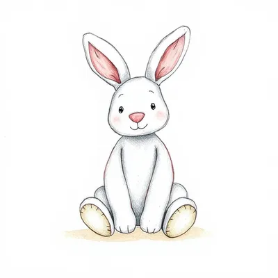 Fluffy Silver Bunny