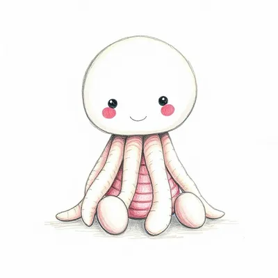 Kutie Pops Jellyfish (Bag Charm)