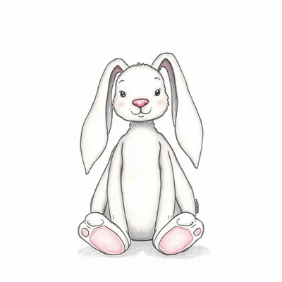 Bashful Plum Bunny 1st Edition (Medium)