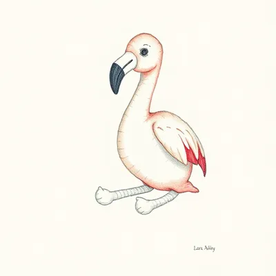 X Laura Ashley Flamingo