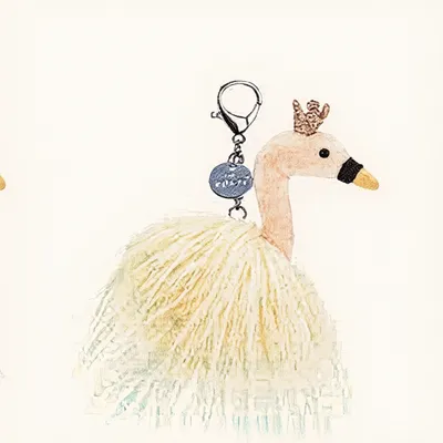 Fancy Swan (Bag Charm)