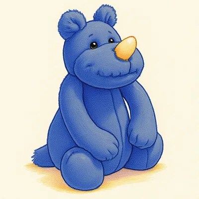 Bashful Rhino (Medium)
