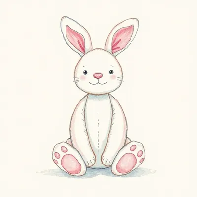 Poppet Soft Pink Bunny