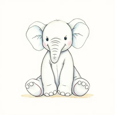Piper Elephant (Blue - Medium)