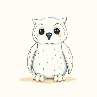 Snowy Owl Rattle