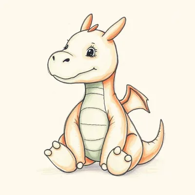 Dragon Pin Badge (Sky)