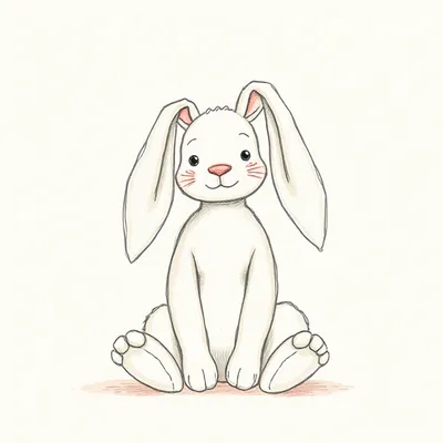 Bashful Beige Bunny 'birthday' Pin Badge