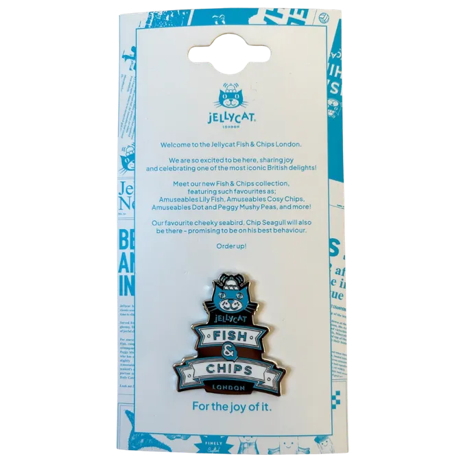 Fish & Chips Pin Badge