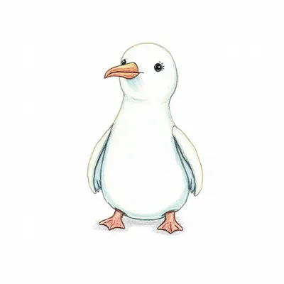 Chip Seagull Pin Badge