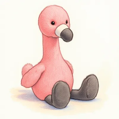 Bashful Flamingo (Small)