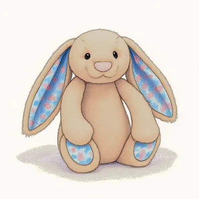 Blossom Beige Bunny (Large)