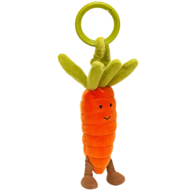 Vivacious Vegetables Carrot Jitter & Rattle