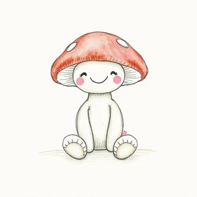 Amuseables Mushroom (Bag Charm)