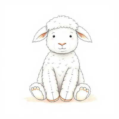 Shaggy Sheep (Small)