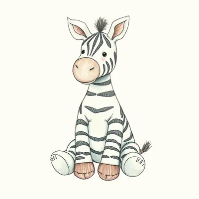 Leggy Zebra (Linen)