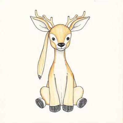 Bashful Toffee Reindeer (Medium)