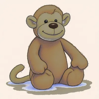 Bashful Monkey (Small)