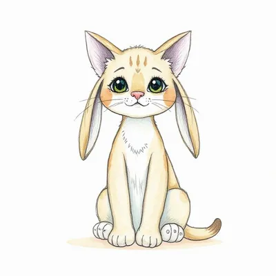 Bashful Tabby Kitten (Medium)