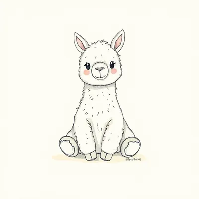 Lovely Llama (Bag Charm)