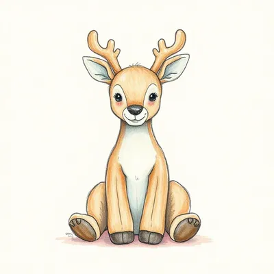 Fluffy Reindeer