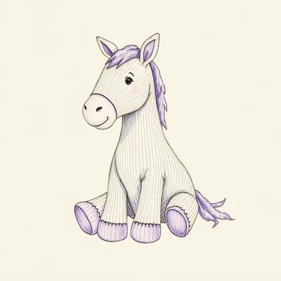 Cordy Roy Purple Horse