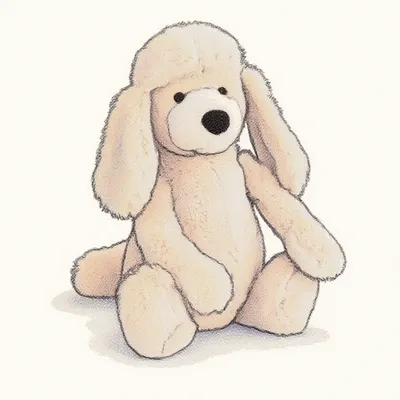 Bashful Poodle Pup