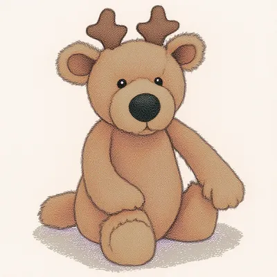 Bashful Reindeer (Medium)