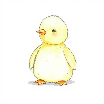 Fluffy Yellow Chick