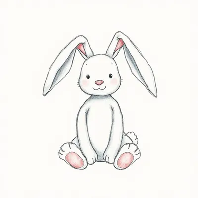 Bashful Bunny Ring Rattle (Blush)