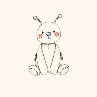Bashful Ladybug (Medium)