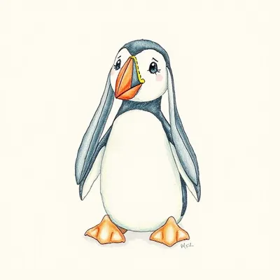 Bashful Puffin