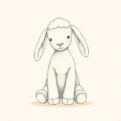 Bashful Greyface Lamb - Baby