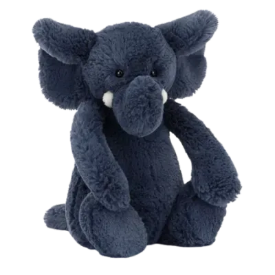 Bashful Blue Elephant (Medium)