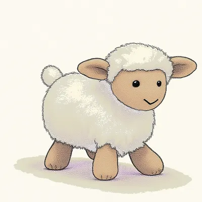 Farm Friends Cream Sheep