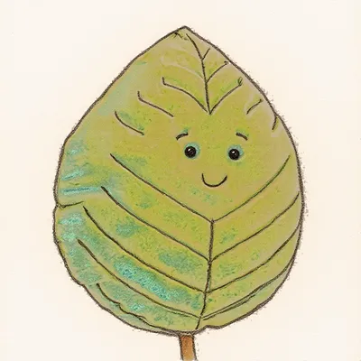 Woodland Beech Tree Leaf (Small)