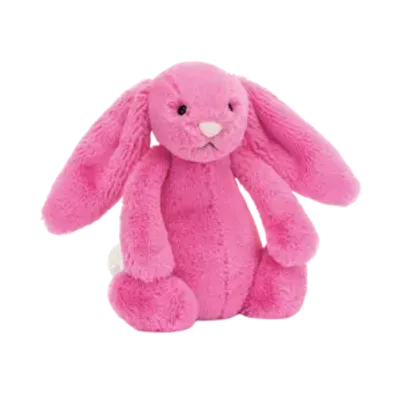 Bashful Hot Pink Bunny (Small)
