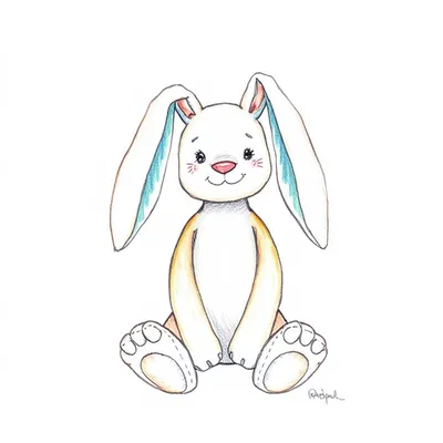 Personalised Bashful Luxe Bunny Curly Original