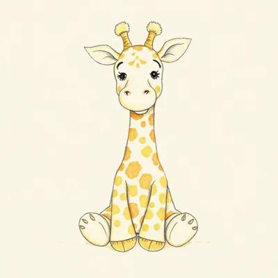 Personalized Bashful Giraffe Soother
