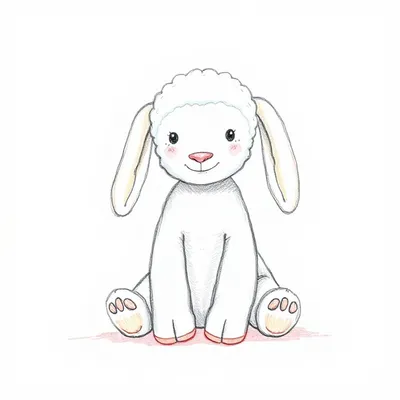 Personalise Bashful Lamb Soother