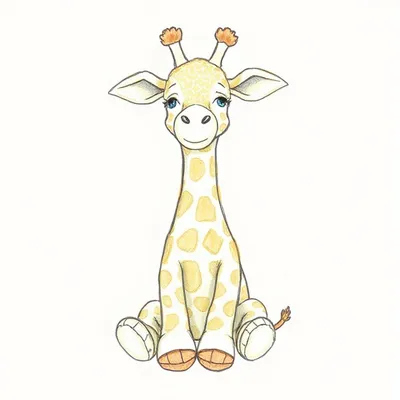 If I Were a Giraffe Book & Bashful Giraffe Small