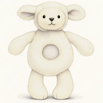 Bashful Lamb Ring Rattle