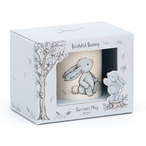 Bashful Blue Bunny Mug