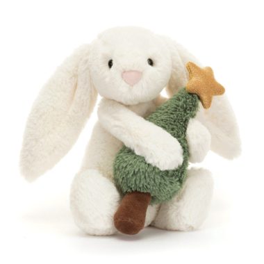 Bashful Bunny With Christmas Tree (Small)