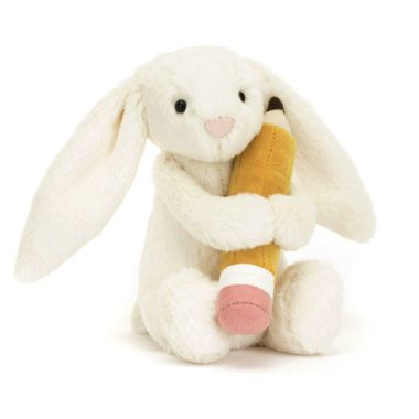 Bashful Bunny With Pencil (Small)