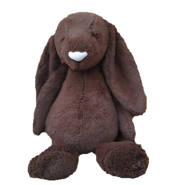 Bashful Chocolate Bunny (Large)