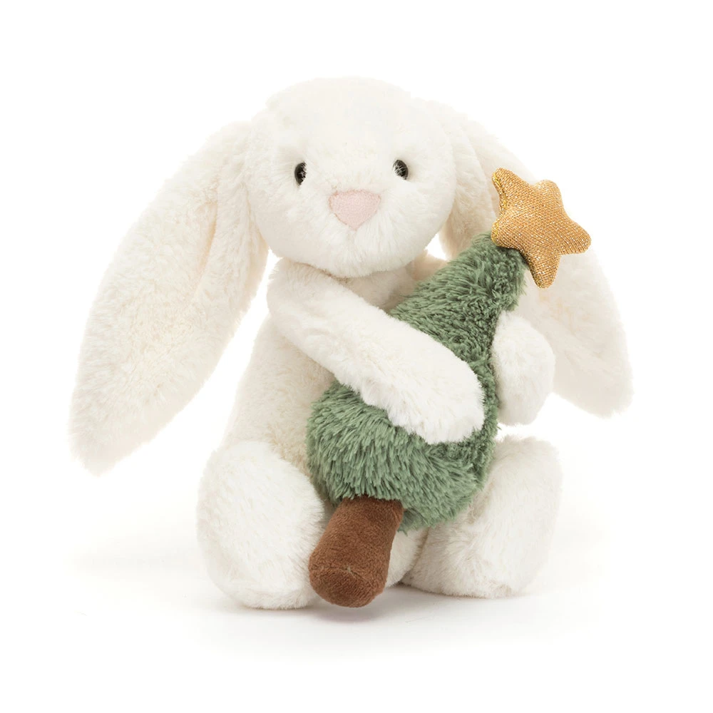 Bashful Bunny With Christmas Tree (Small)