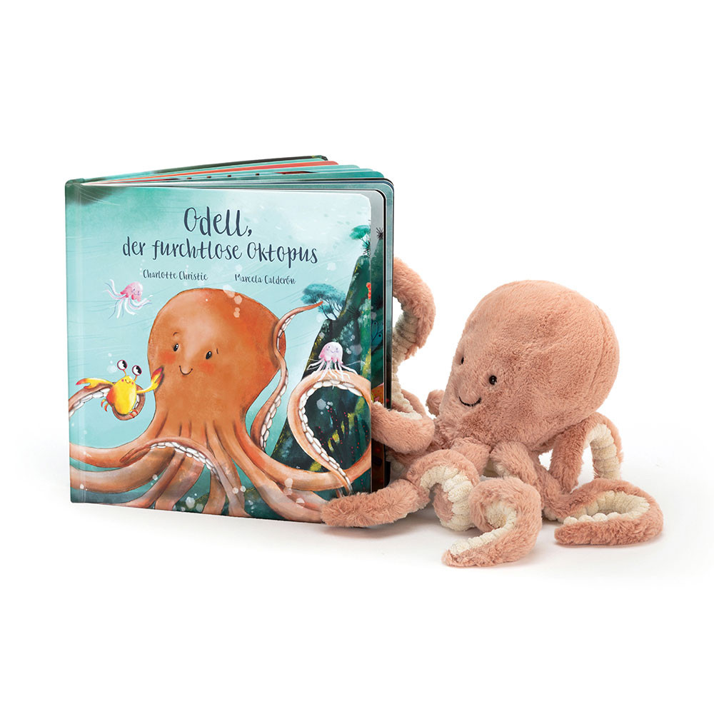 Odell Der Furchtlose Oktopus Buch and Odell Octopus (Small)