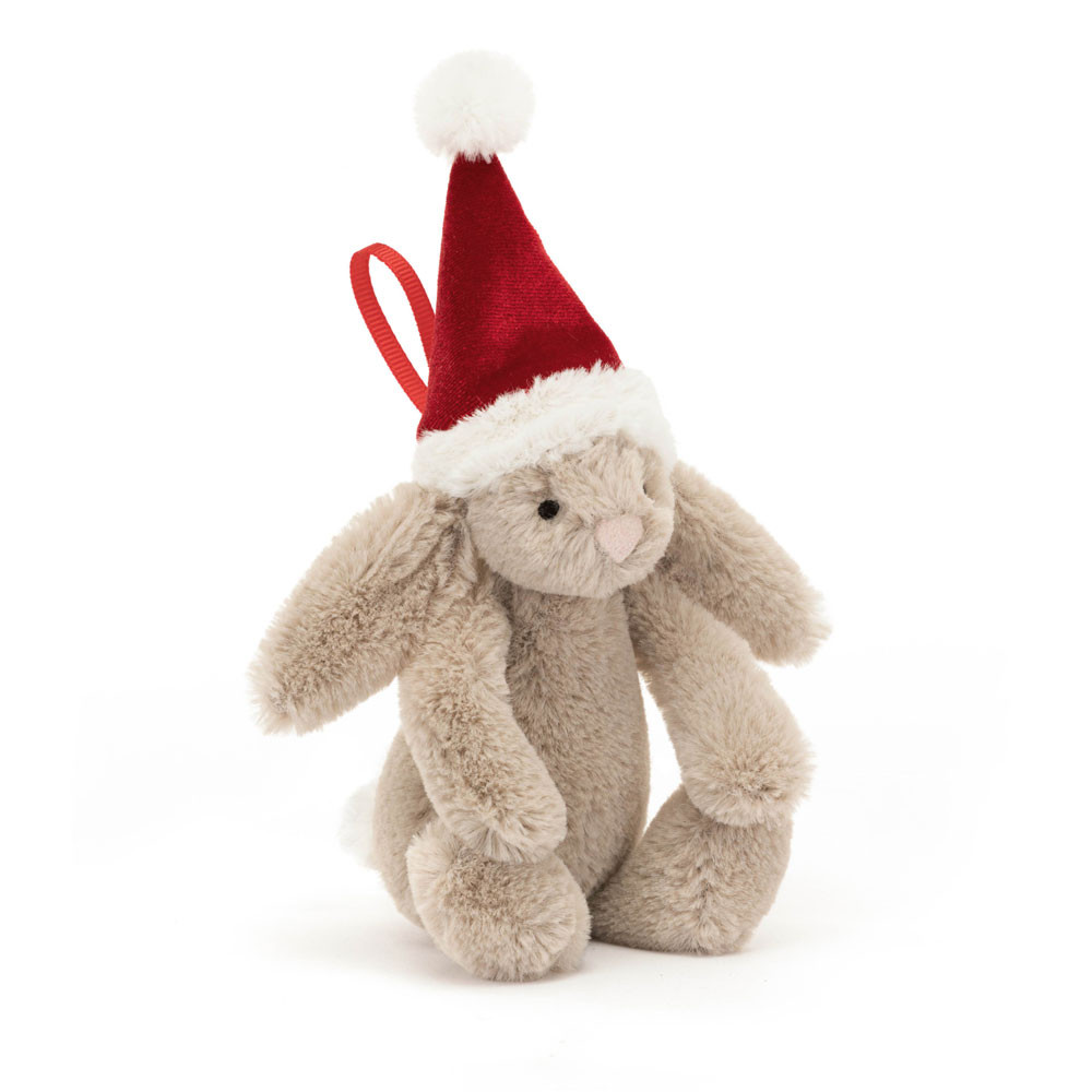 Bashful Christmas Bunny Decoration (Tiny)